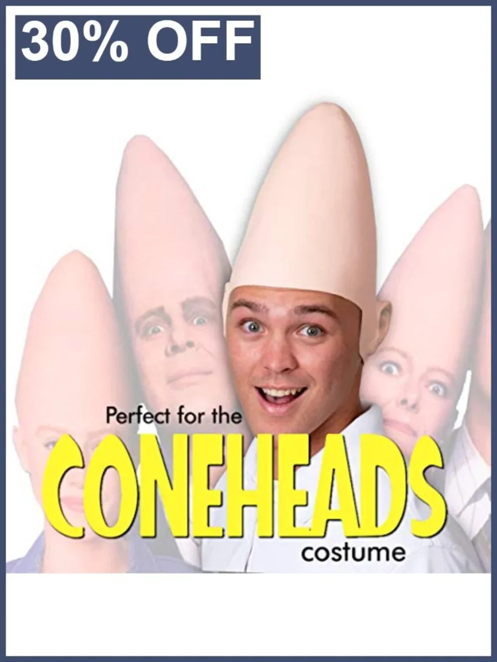 Alien Cone Head Costume Accessory Rubber Stretch Hat